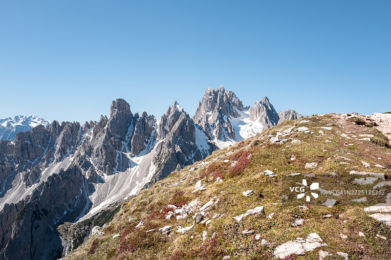 山中的日落图片素材