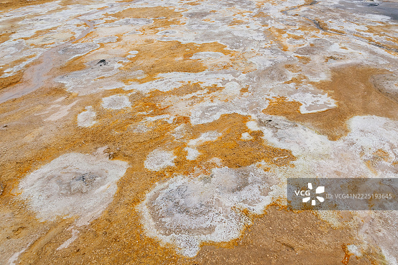 温泉区形成的图案图片素材