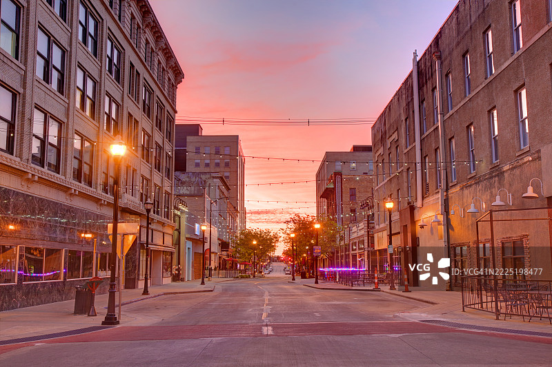 密苏里州斯普林菲尔德的66号公路图片素材