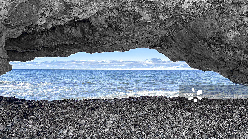 大西洋上的自然海拱图片素材