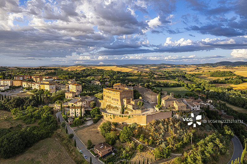 托斯卡纳，圣乔瓦尼·达索图片素材