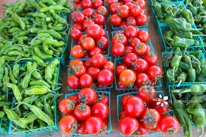 番茄和辣椒图片素材