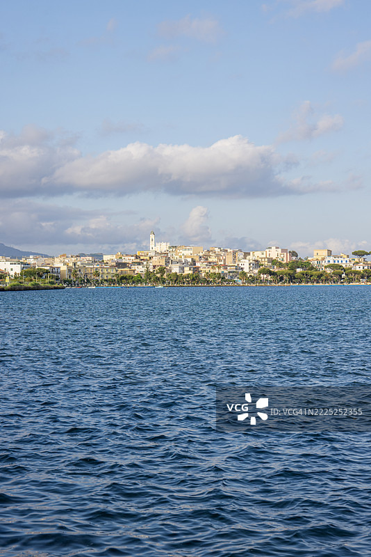 意大利坎帕尼亚州巴科利的米塞诺角海景图片素材