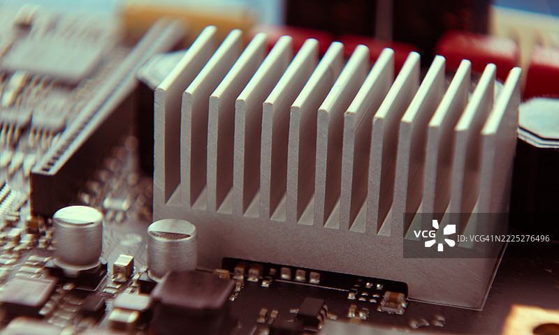 计算机芯片特写镜头图片素材