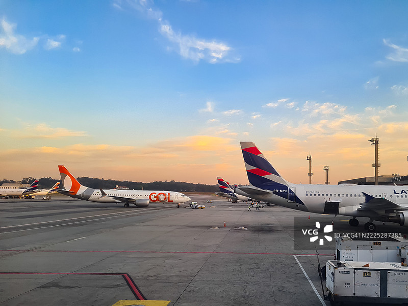 巴西的航空运输基础设施图片素材