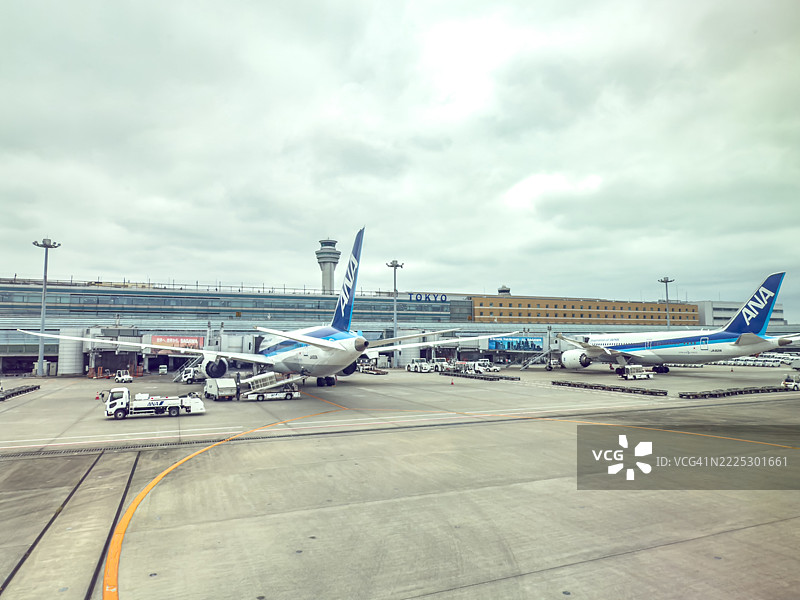 日本东京羽田国际机场图片素材