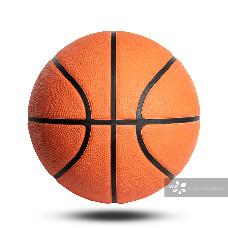 带有抠图路径的篮球。图片素材