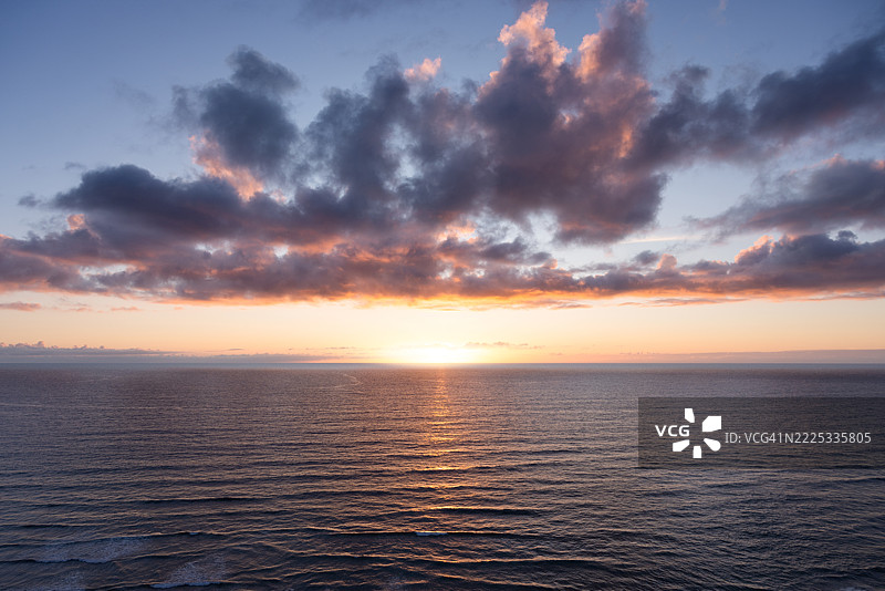 爱尔兰，海岸，日落图片素材