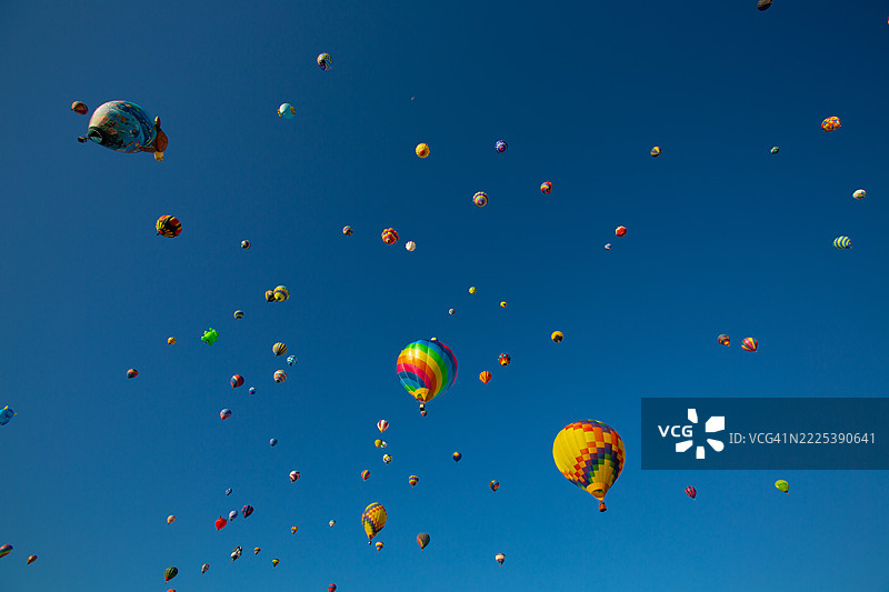 阿尔伯克基国际热气球节图片素材