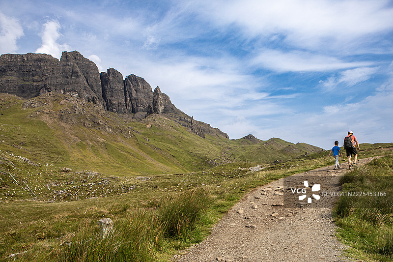 老人与斯托尔山图片素材