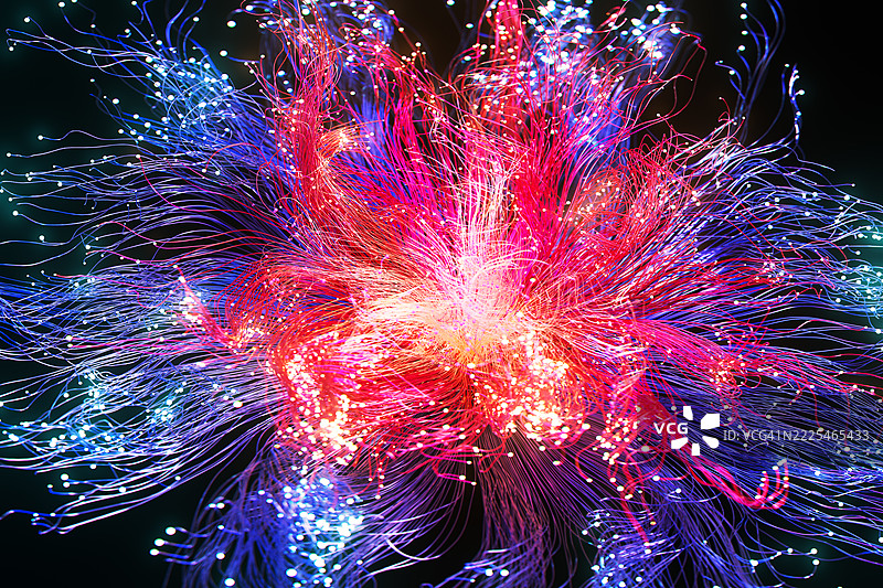 超活跃的突触数据风暴图片素材