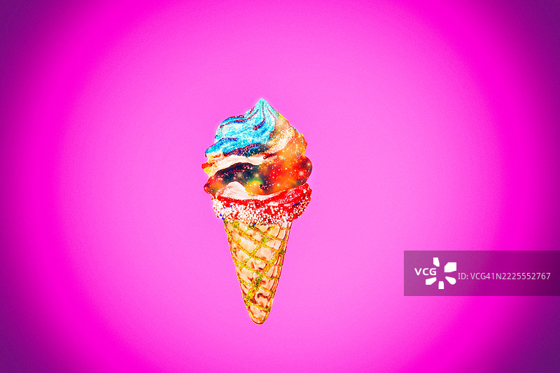 银河冰淇淋图片素材