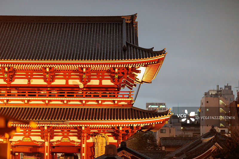 十月的东京浅草氛围图片素材