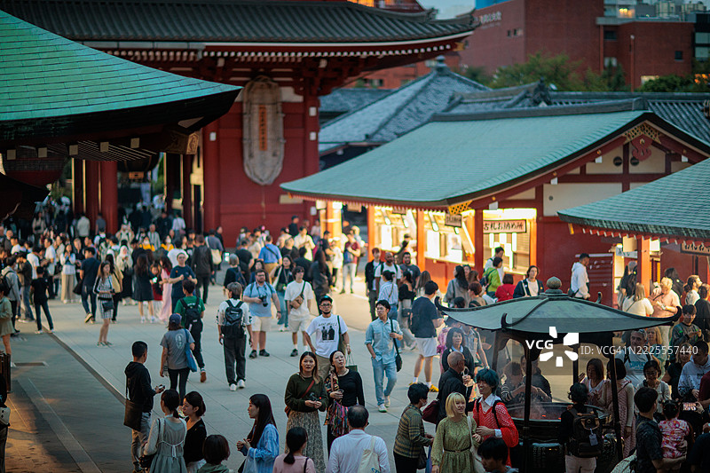 十月的东京浅草氛围图片素材
