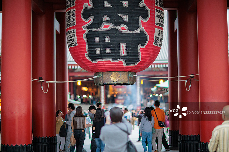 十月的东京浅草氛围图片素材