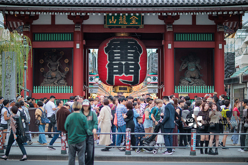 十月的东京浅草氛围图片素材