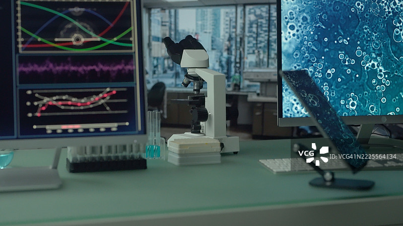实验室内部。图片素材