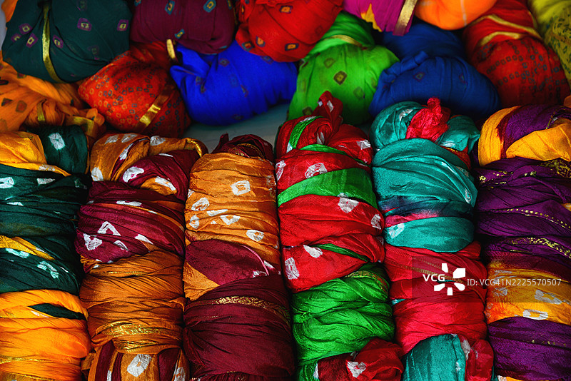 班达尼 - 印度扎染艺术图片素材