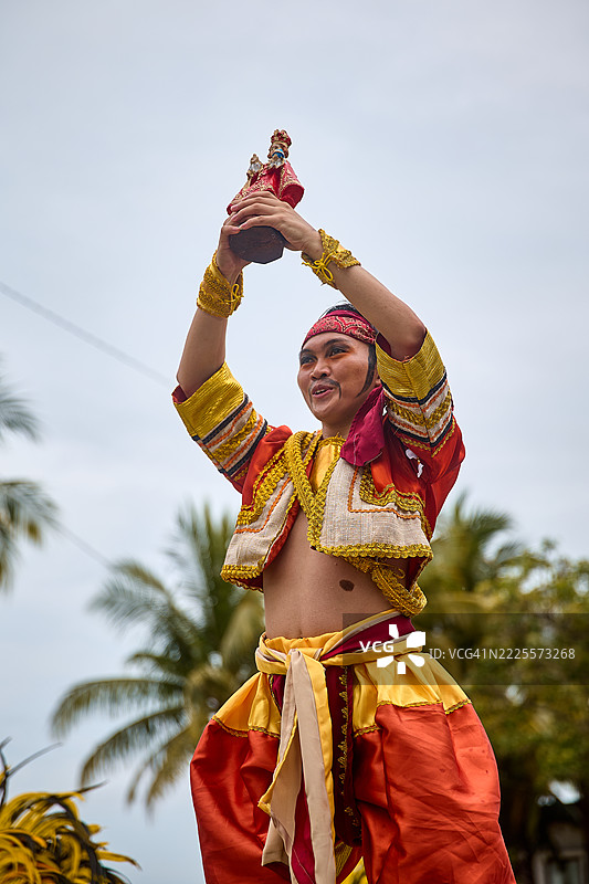 迪纳江节舞者。图片素材