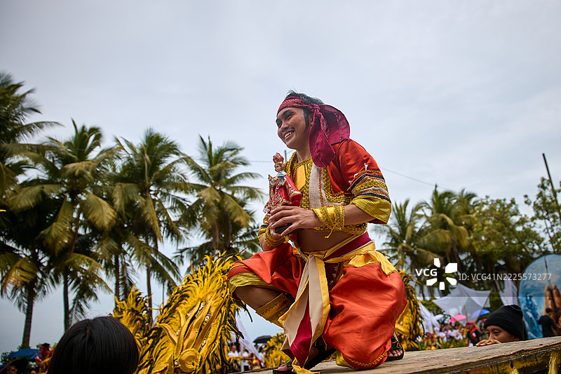 迪纳江节舞者。图片素材