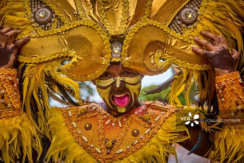 迪纳江节舞者。图片素材