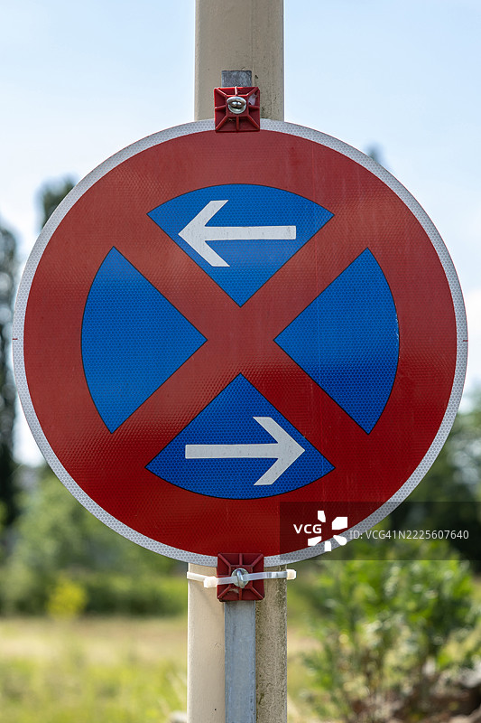 禁止停车标志图片素材