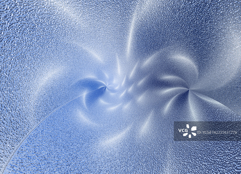 抽象的3D背景，深隧道效果与椭圆形流动水漩涡。图片素材