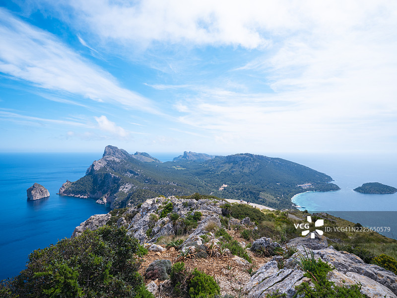 阿尔贝库奇塔拉亚，福门托尔，马洛卡，巴利阿里群岛，西班牙图片素材