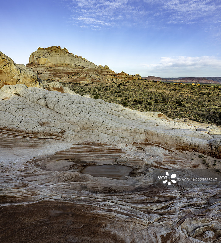裂纹砂岩，白口袋，亚利桑那州图片素材