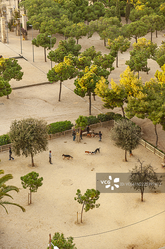 巴塞罗那，胡安·米罗公园图片素材