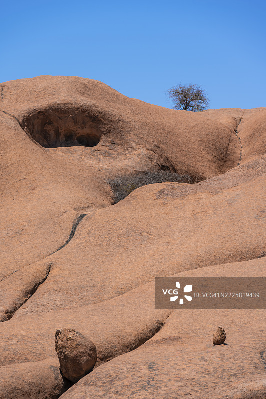 岩石形成，庞托克山脉，大斯皮茨科普，斯皮茨科普，大斯皮茨科普自然保护区，纳米比亚图片素材