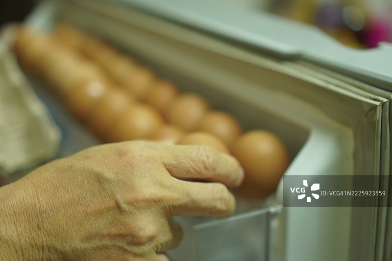 冰箱里的鸡蛋图片素材