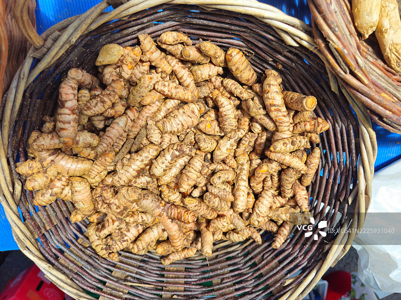 姜黄根图片素材