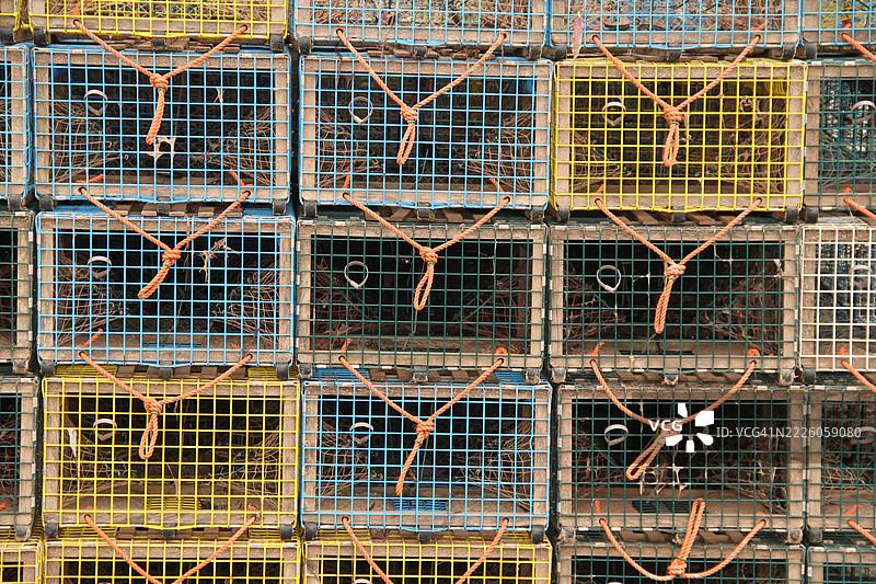 新斯科舍省渔码头的氛围图片素材