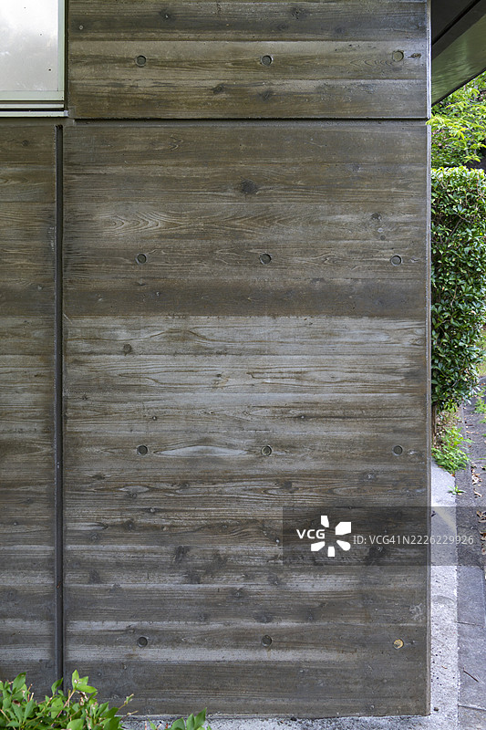 木纹图案的混凝土墙图片素材