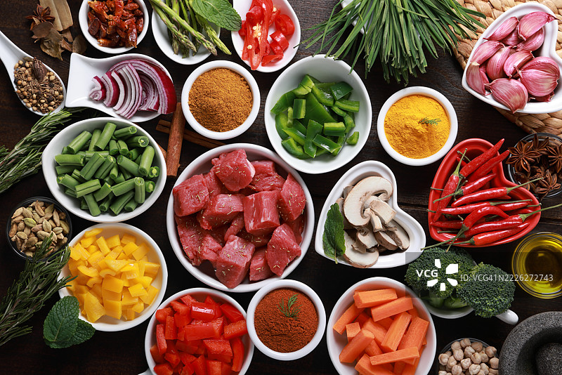 准备一道咸香辛辣的食谱图片素材