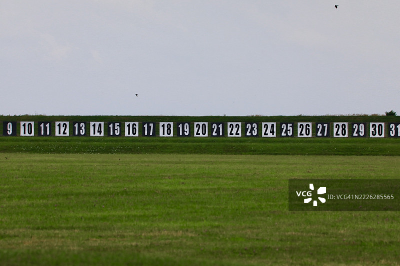 射击场上的200码靶子图片素材