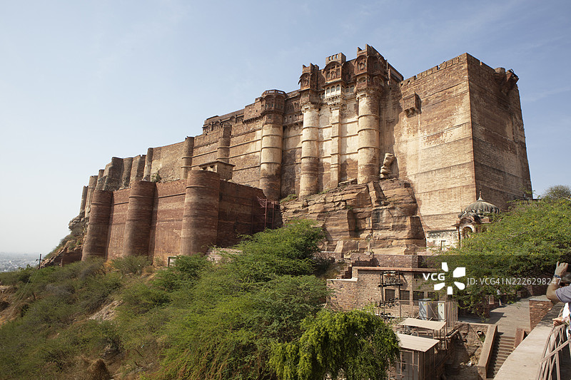 梅兰加尔堡，焦特布尔，拉贾斯坦邦，印度图片素材