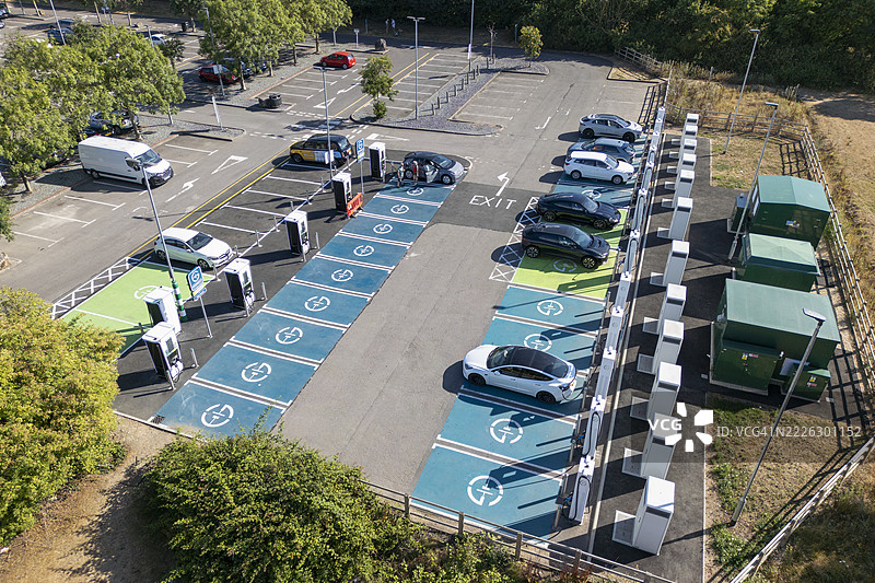 电动车充电站图片素材