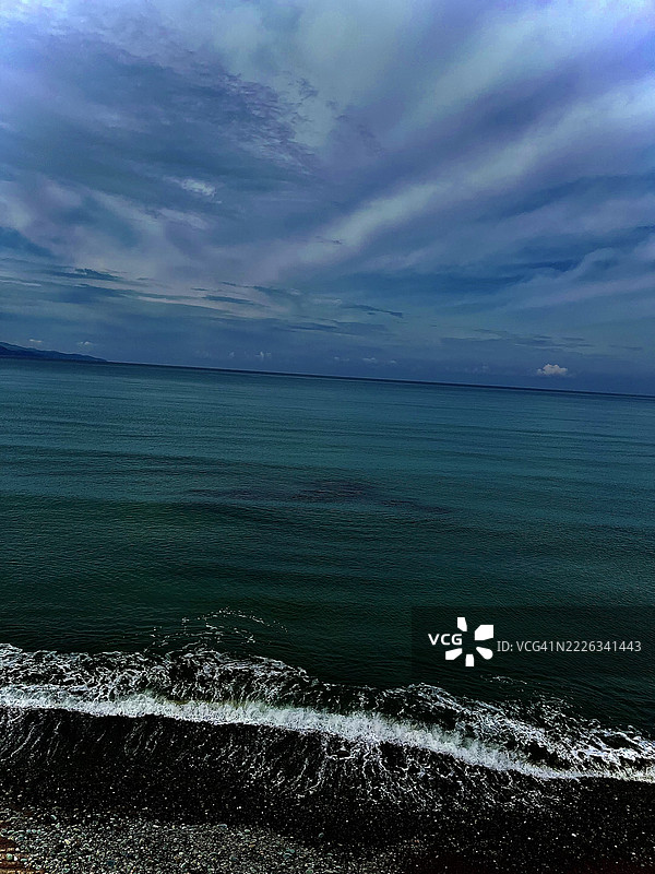 海洋与天空的美丽景色图片素材