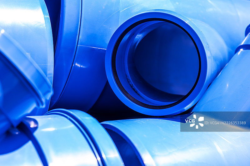 建筑工地上的管道图片素材