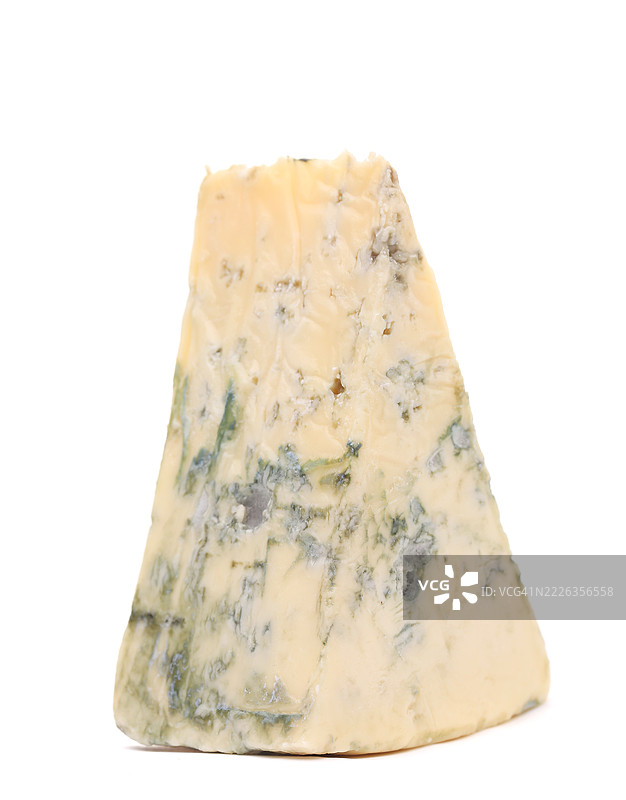 白色背景下的奶酪特写，摩尔多瓦图片素材