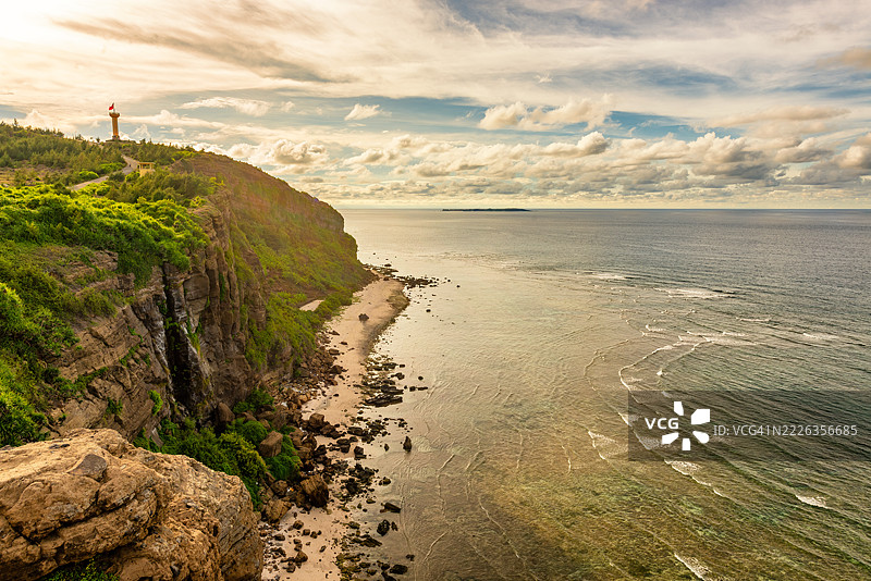 Cu Lao Re或黎山岛或火山岛，广义，越南图片素材