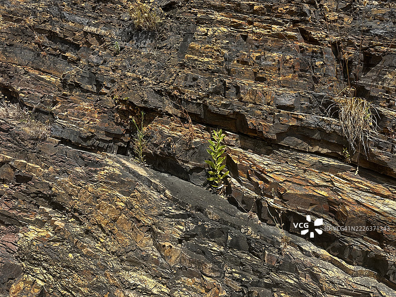 托斯卡纳，意大利的岩石全景拍摄图片素材
