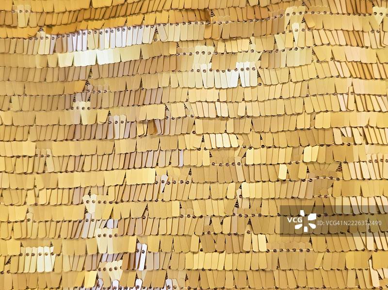 金色亮片纺织纹理特写图片素材