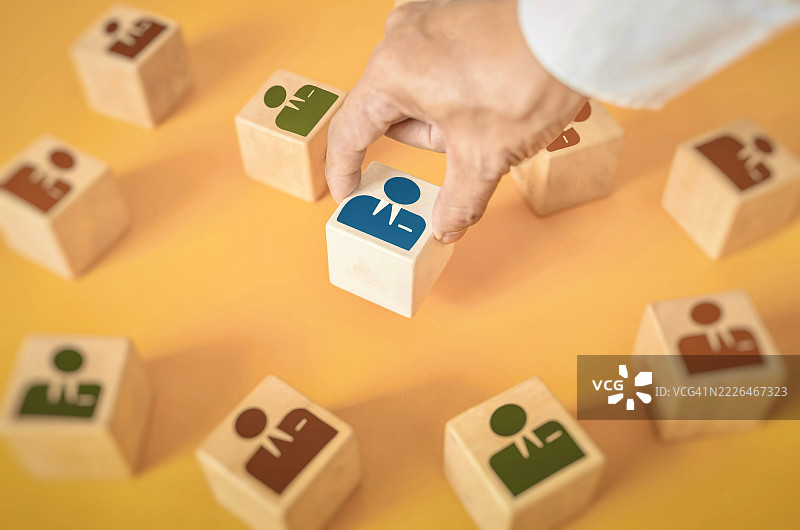 人力资源管理、选拔、领导力、突出性图片素材