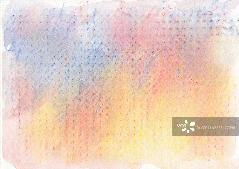 水彩和铅笔画。抽象背景。图片素材