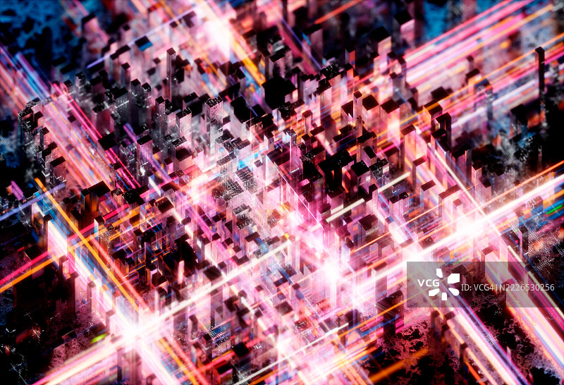 城市光轨图片素材
