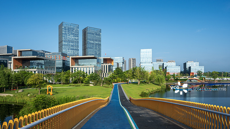 成都的城市风景图片素材