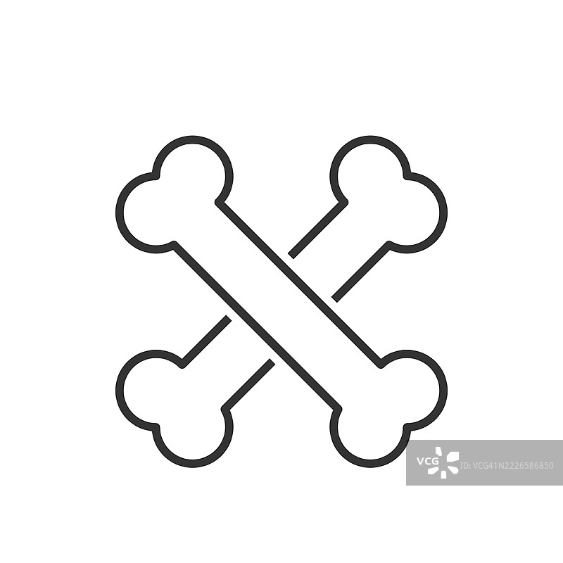 人骨图标图片素材